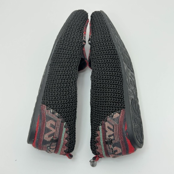 The Sak Slip On Loafer Crochet Driving Moccasins Crochet Multicolor Aztec US 8.5 - Picture 5 of 9